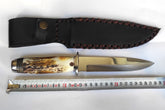 Yavuz Bıçak GBS28 geyik boynuz kabza av bıçağı 28 cm